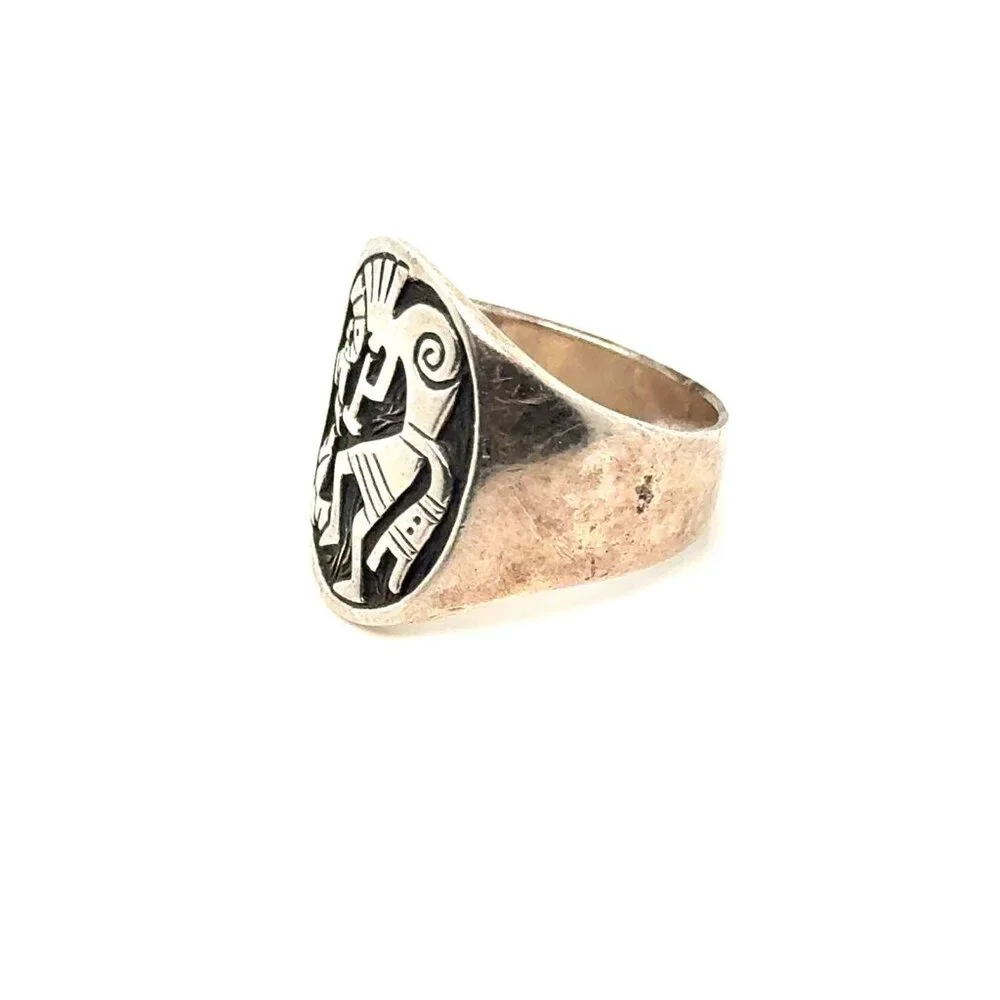 Silver 925 Kokopelli Ring
